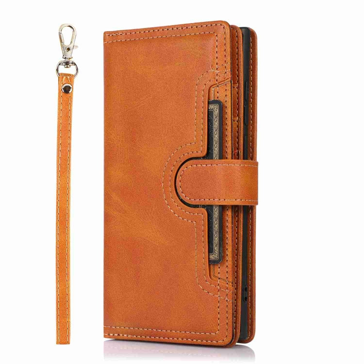 Custodia per telefono in pelle con slot per schede da polso, For Samsung Galaxy S21+ 5G, For Samsung Galaxy S21 Ultra 5G, For Samsung Galaxy Note20 Ultra, For Samsung Galaxy Note20