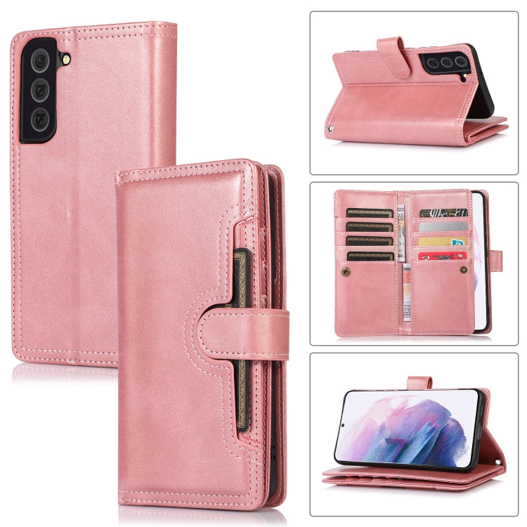 Custodia per telefono in pelle con slot per schede da polso, For Samsung Galaxy S21+ 5G, For Samsung Galaxy S21 Ultra 5G, For Samsung Galaxy Note20 Ultra, For Samsung Galaxy Note20