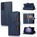 Custodia per telefono in pelle con slot per schede da polso, For Samsung Galaxy S24 5G, For Samsung Galaxy S23 Ultra 5G, For Samsung Galaxy S23+ 5G, For Samsung Galaxy S23 5G