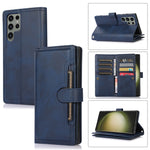 Custodia per telefono in pelle con slot per schede da polso, For Samsung Galaxy S24 5G, For Samsung Galaxy S23 Ultra 5G, For Samsung Galaxy S23+ 5G, For Samsung Galaxy S23 5G