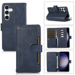 Custodia per telefono in pelle con slot per schede da polso, For Samsung Galaxy S24 5G, For Samsung Galaxy S23 Ultra 5G, For Samsung Galaxy S23+ 5G, For Samsung Galaxy S23 5G