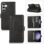 Custodia per telefono in pelle con slot per schede da polso, For Samsung Galaxy S24 5G, For Samsung Galaxy S23 Ultra 5G, For Samsung Galaxy S23+ 5G, For Samsung Galaxy S23 5G