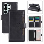 Custodia per telefono in pelle con slot per schede da polso, For Samsung Galaxy S26 Edge 5G, For Samsung Galaxy S26 Ultra 5G, For Samsung Galaxy S24 Ultra 5G, For Samsung Galaxy S24+ 5G