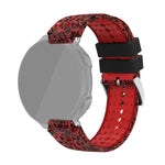 Per Garmin Forerunner 220/230/235/735XT / S20 cinturino da polso di ricambio in silicone con stampa