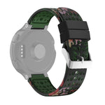 Per Garmin Forerunner 220/230/235/735XT / S20 cinturino da polso di ricambio in silicone con stampa