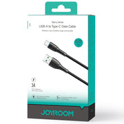 JOYROOM SA32-AC3 Starry Series 3A Cavo dati da USB a USB-C / Type-C a ricarica rapida, 3A