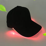 Berretto da baseball luminoso a LED Cappello da sole fluorescente da esterno maschile, stile: ricaricabile, Black Hat Red Light, Black Hat Orange Light, Black  Hat Yellow Light, Black Hat Green Light, Black Hat Blue Light, Black Hat White Light        ...