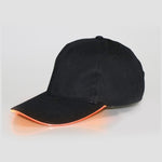 Berretto da baseball luminoso a LED Cappello da sole fluorescente da esterno maschile, stile: ricaricabile, Black Hat Red Light, Black Hat Orange Light, Black  Hat Yellow Light, Black Hat Green Light, Black Hat Blue Light, Black Hat White Light        ...