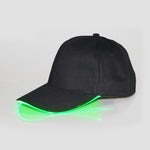 Berretto da baseball luminoso a LED Cappello da sole fluorescente da esterno maschile, stile: ricaricabile, Black Hat Red Light, Black Hat Orange Light, Black  Hat Yellow Light, Black Hat Green Light, Black Hat Blue Light, Black Hat White Light        ...