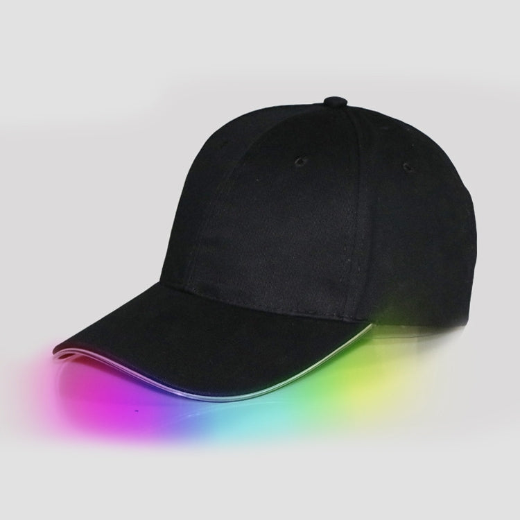 Berretto da baseball luminoso a LED Cappello da sole fluorescente da esterno maschile, stile: ricaricabile, Black Hat Red Light, Black Hat Orange Light, Black  Hat Yellow Light, Black Hat Green Light, Black Hat Blue Light, Black Hat White Light        ...