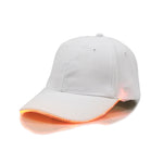 Berretto da baseball luminoso a LED Cappello da sole fluorescente da esterno maschile, stile: ricaricabile, Black Hat Red Light, Black Hat Orange Light, Black  Hat Yellow Light, Black Hat Green Light, Black Hat Blue Light, Black Hat White Light        ...