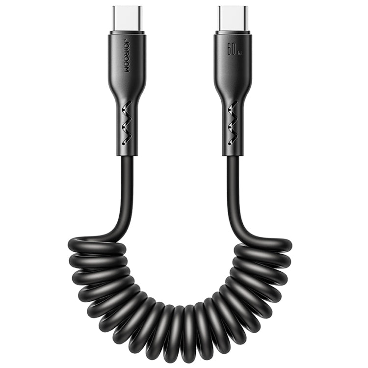 JOYROOM SA38-CC3 Cavo dati di ricarica rapida a spirale da USB-C/Type-C a USB-C/Type-C da 60 W, USB-C / Type-C to USB-C / Type-C