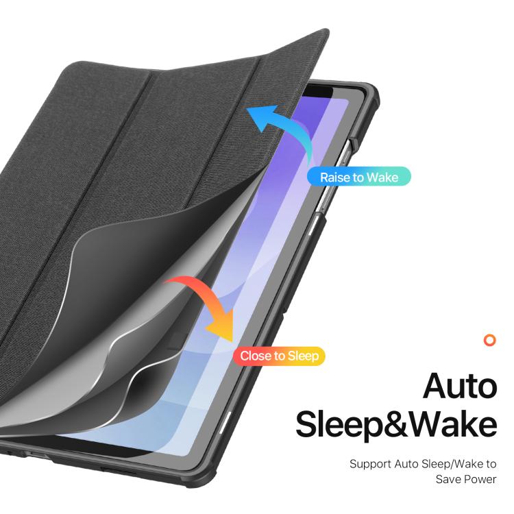 Custodia per tablet in pelle con vibrazione magnetica serie DUX DUCIS Domo, For Samsung Galaxy Tab A11+ / A9+, For Samsung Galaxy Tab A9/A11, For Samsung Galaxy Tab S9 FE / S10 FE, For Samsung Galaxy Tab S10 FE+, For Samsung Galaxy Tab S10+            ...