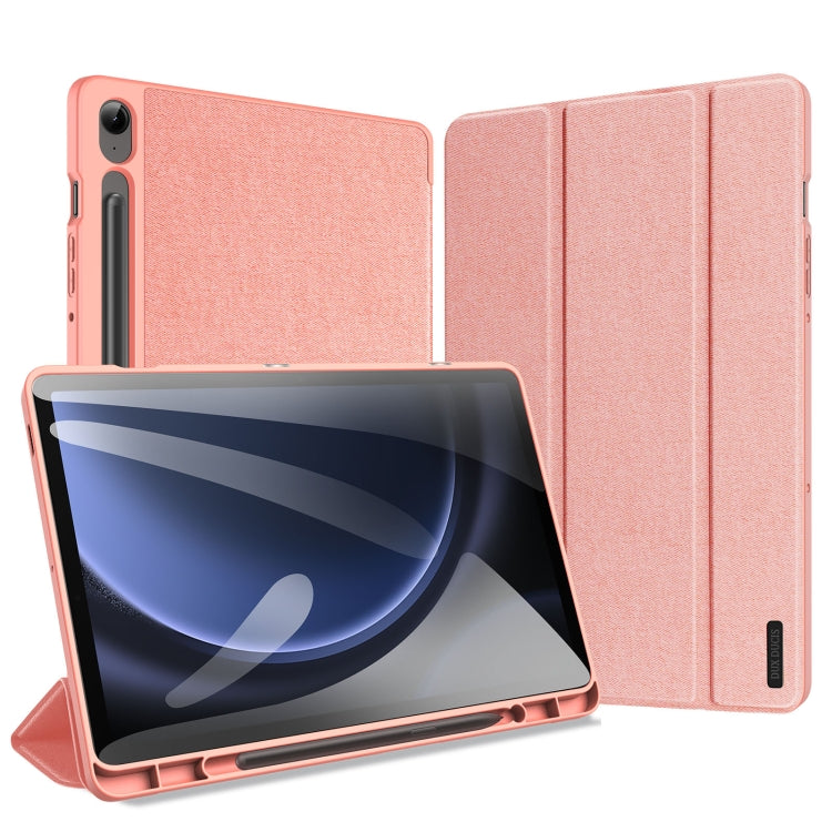 Custodia per tablet in pelle con vibrazione magnetica serie DUX DUCIS Domo, For Samsung Galaxy Tab A11+ / A9+, For Samsung Galaxy Tab A9/A11, For Samsung Galaxy Tab S9 FE / S10 FE, For Samsung Galaxy Tab S10 FE+, For Samsung Galaxy Tab S10+            ...