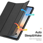 Custodia tablet in pelle con vibrazione magnetica Samsung