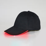 Berretto da baseball luminoso a LED Cappello da sole fluorescente da esterno maschile, stile: Batteria, Black Hat Red Light, Black Hat Orange Light, Black  Hat Yellow Light, Black Hat Green Light, Black Hat Blue Light, Black Hat White Light            ...