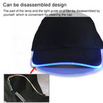 Berretto da baseball luminoso a LED Cappello da sole fluorescente da esterno maschile, stile: Batteria, Black Hat Red Light, Black Hat Orange Light, Black  Hat Yellow Light, Black Hat Green Light, Black Hat Blue Light, Black Hat White Light            ...