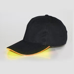Berretto da baseball luminoso a LED Cappello da sole fluorescente da esterno maschile, stile: Batteria, Black Hat Red Light, Black Hat Orange Light, Black  Hat Yellow Light, Black Hat Green Light, Black Hat Blue Light, Black Hat White Light            ...