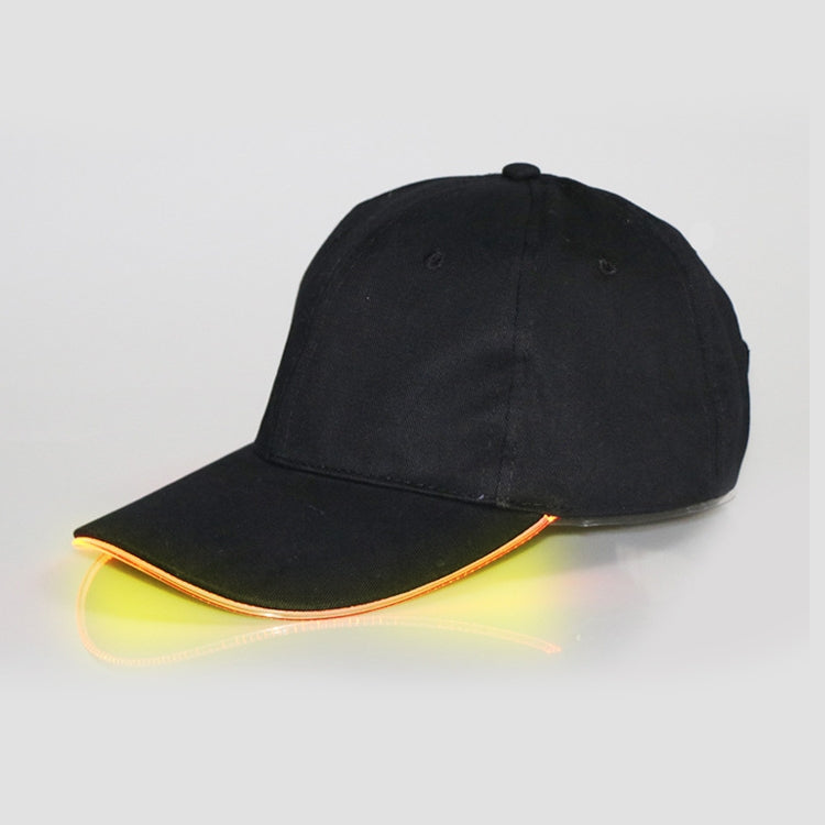 Berretto da baseball luminoso a LED Cappello da sole fluorescente da esterno maschile, stile: Batteria, Black Hat Red Light, Black Hat Orange Light, Black  Hat Yellow Light, Black Hat Green Light, Black Hat Blue Light, Black Hat White Light            ...
