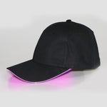 Berretto da baseball luminoso a LED Cappello da sole fluorescente da esterno maschile, stile: Batteria, Black Hat Red Light, Black Hat Orange Light, Black  Hat Yellow Light, Black Hat Green Light, Black Hat Blue Light, Black Hat White Light            ...