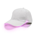 Berretto da baseball luminoso a LED Cappello da sole fluorescente da esterno maschile, stile: Batteria, Black Hat Red Light, Black Hat Orange Light, Black  Hat Yellow Light, Black Hat Green Light, Black Hat Blue Light, Black Hat White Light            ...