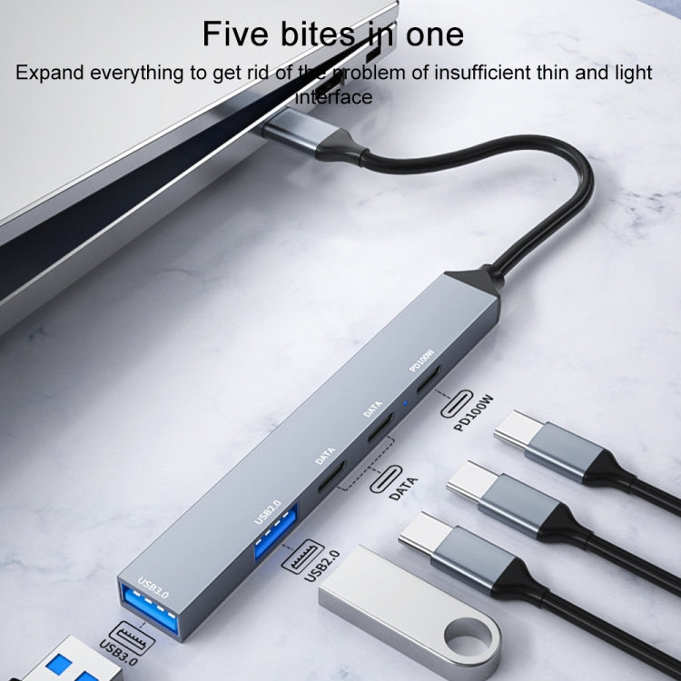 Docking station multifunzione USB-C 5 in 1 100W PD