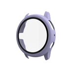 Custodia protettiva per PC con pellicola in vetro temperato, For Samsung Galaxy Watch Active 2 40mm, For Samsung Galaxy Watch Active 2 44mm