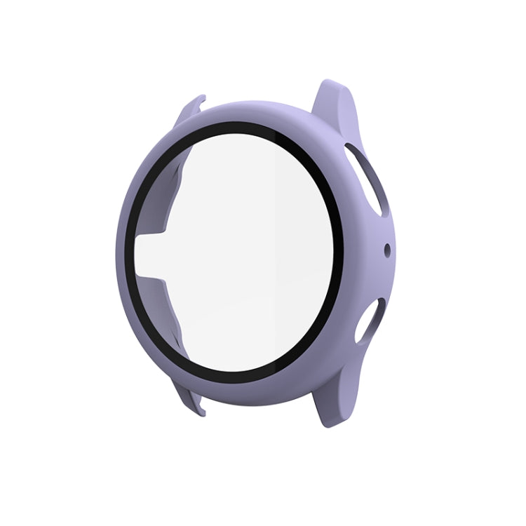 Custodia protettiva per PC con pellicola in vetro temperato, For Samsung Galaxy Watch Active 2 40mm, For Samsung Galaxy Watch Active 2 44mm