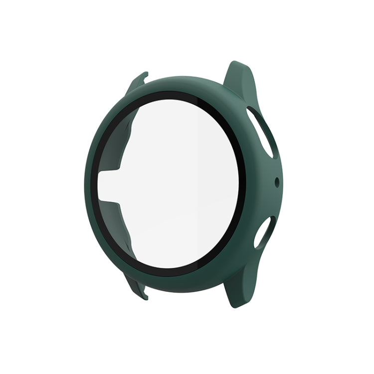 Custodia protettiva per PC con pellicola in vetro temperato, For Samsung Galaxy Watch Active 2 40mm, For Samsung Galaxy Watch Active 2 44mm