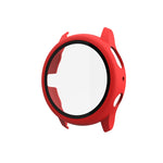 Custodia protettiva per PC con pellicola in vetro temperato, For Samsung Galaxy Watch Active 2 40mm, For Samsung Galaxy Watch Active 2 44mm