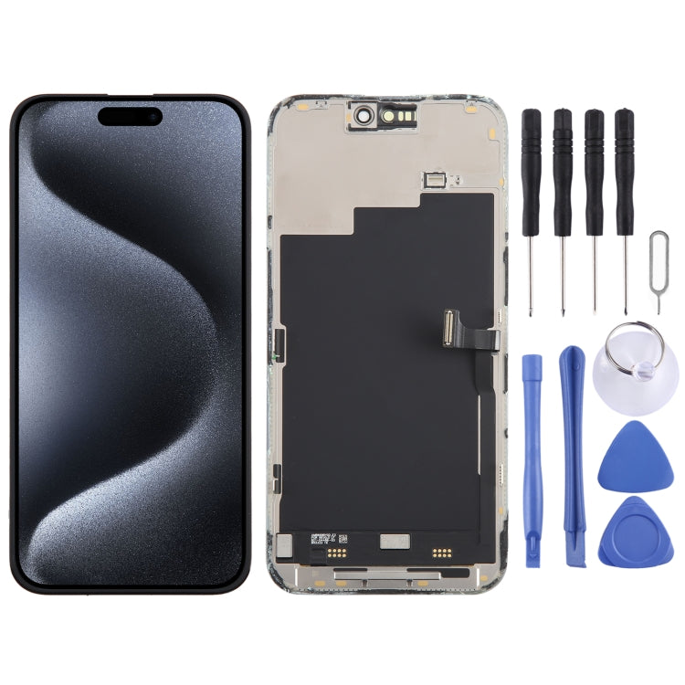 Schermo LCD originale con digitalizzatore assemblaggio completo, For iPhone 15 Pro Max, For iPhone 15 Pro, For iPhone 15 Plus, For iPhone 15