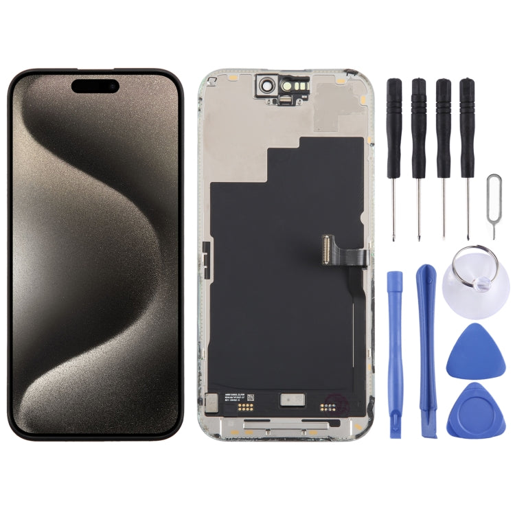 Schermo LCD originale con digitalizzatore assemblaggio completo, For iPhone 15 Pro Max, For iPhone 15 Pro, For iPhone 15 Plus, For iPhone 15