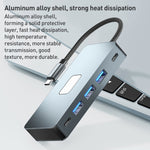 BYL-2312 Tipo-C a HDMI 4K 30Hz + USB 3.0 + HUB docking station PD100W, BYL-2312