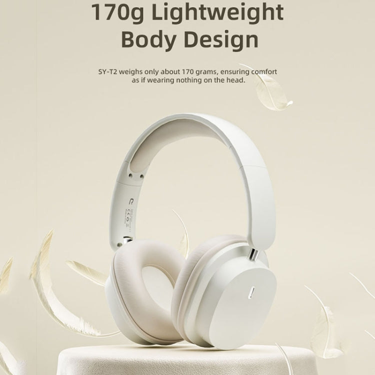 Cuffie da gioco wireless T2 pieghevoli ad alta definizione stereo ENC con riduzione del rumore con microfono, T2