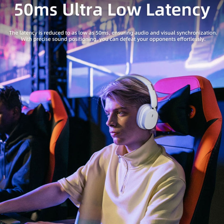 Cuffie da gioco wireless T2 pieghevoli ad alta definizione stereo ENC con riduzione del rumore con microfono, T2