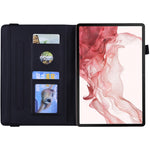 Custodia per tablet in pelle goffrata con texture di vitello, For Galaxy Tab S12 Utra /S11 Ultra /S10 Ultra, For Galaxy Tab A11+ / A9+, For Galaxy Tab A11 / A9, For Galaxy Tab S11 / S10 / S9 FE
