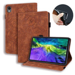 Custodia per tablet in pelle goffrata con texture di vitello, For Galaxy Tab S10 Lite / S10 FE, For Galaxy Tab S11, For Galaxy Tab S9 FE+