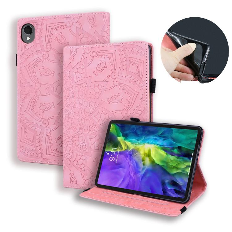 Custodia per tablet in pelle goffrata con texture di vitello, For Galaxy Tab S10 Lite / S10 FE, For Galaxy Tab S11, For Galaxy Tab S9 FE+