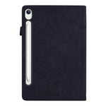 Custodia per tablet in pelle goffrata con texture di vitello, For Galaxy Tab S10 Lite / S10 FE, For Galaxy Tab S11, For Galaxy Tab S9 FE+