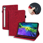 Custodia per tablet in pelle goffrata con texture di vitello, For Galaxy Tab S10 Lite / S10 FE, For Galaxy Tab S11, For Galaxy Tab S9 FE+