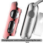 Custodia in TPU con placcatura a copertura totale, For Apple Watch Series 3 & 2 & 1 38mm, For Apple Watch Series 3 & 2 & 1 42mm, For Apple Watch Series 5 & 4 40mm, For Apple Watch Series 5 & 4 44mm
