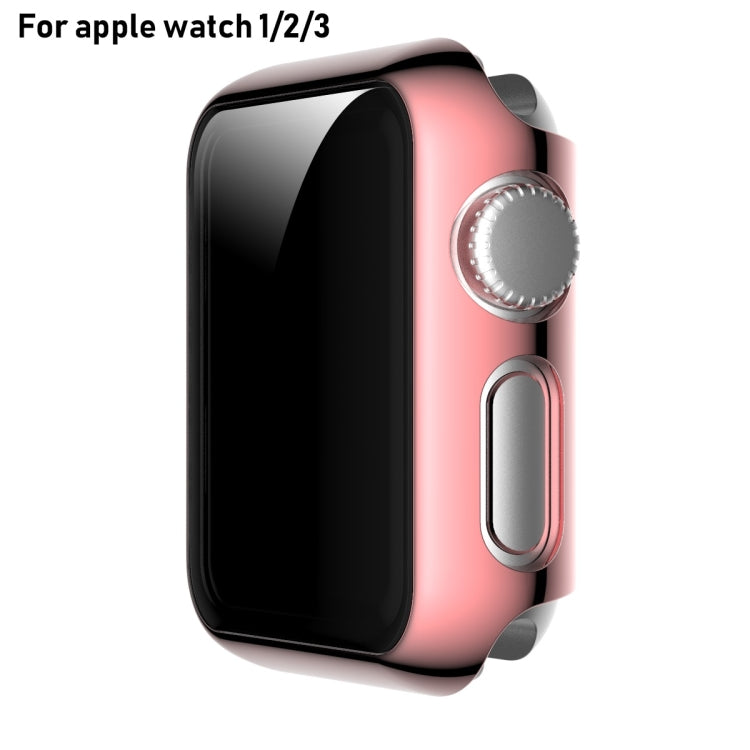 Custodia in TPU con placcatura a copertura totale, For Apple Watch Series 3 & 2 & 1 38mm, For Apple Watch Series 3 & 2 & 1 42mm, For Apple Watch Series 5 & 4 40mm, For Apple Watch Series 5 & 4 44mm