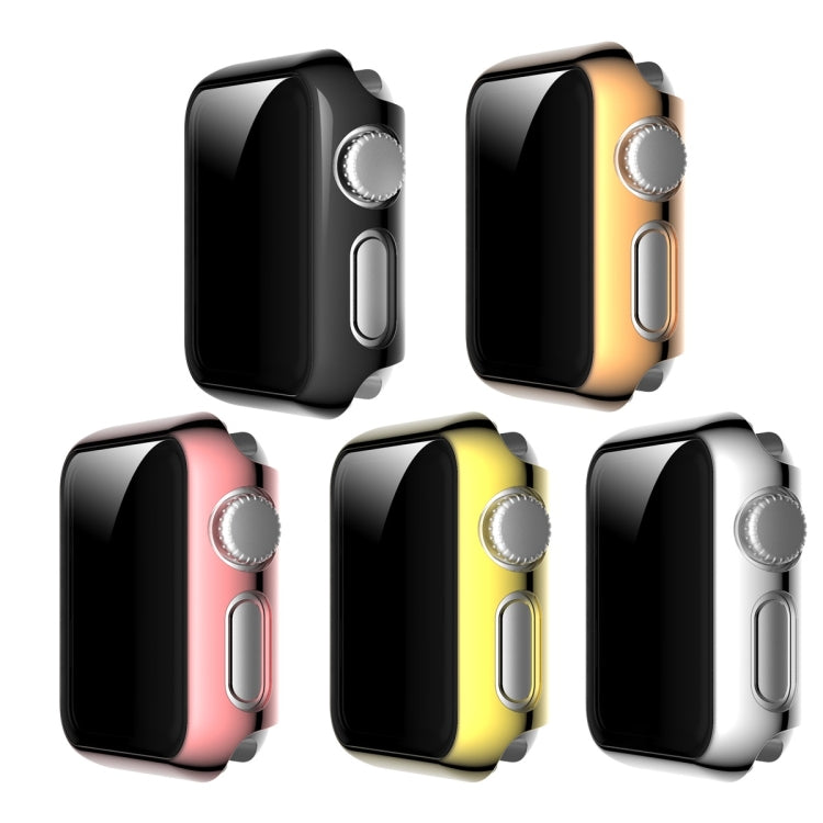 Custodia in TPU con placcatura a copertura totale, For Apple Watch Series 3 & 2 & 1 38mm, For Apple Watch Series 3 & 2 & 1 42mm, For Apple Watch Series 5 & 4 40mm, For Apple Watch Series 5 & 4 44mm