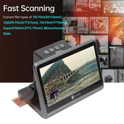 Tonivent TON172 Scanner per pellicole con schermo HD da 7 pollici da 24-48 mega pixel, TON172