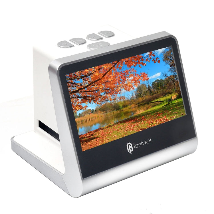 Scanner per pellicole con schermo HD Tonivent TON170 da 22 megapixel da 5 pollici, TON170 White