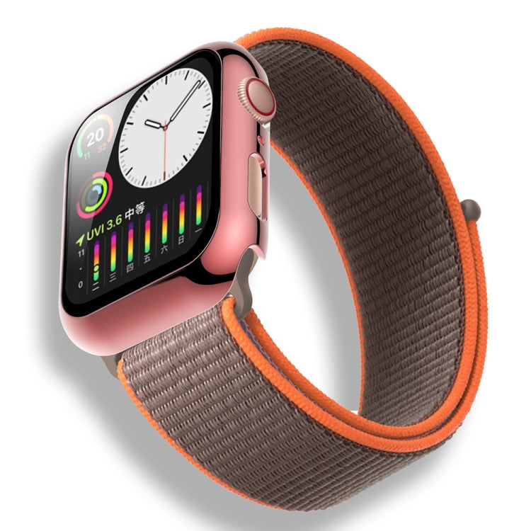 Custodia per PC elettrolitico + custodia protettiva integrata in pellicola temperata, For Apple Watch Series 3 & 2 & 1 38mm, For Apple Watch Series 3 & 2 & 1  42mm, For Apple Watch Series 5 & 4 40mm, For Apple Watch Series 5 & 4 44mm