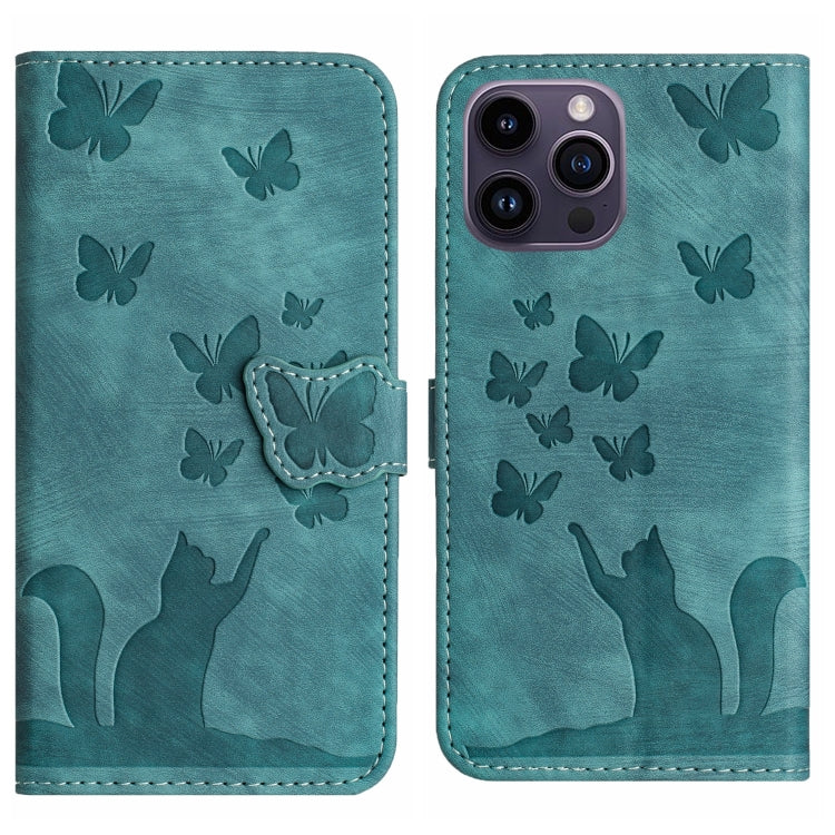 Custodia per cellulare in pelle con stampa a farfalla con gatto, For iPhone SE 2022 / 2020 / 8 / 7, For iPhone 13 Pro Max, For iPhone 13 Pro, For iPhone 13