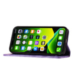 Custodia per cellulare in pelle con stampa a farfalla con gatto, For iPhone 11 Pro Max, For iPhone 11, For iPhone 11 Pro, For iPhone X / XS