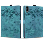 Custodia portafoglio in pelle per Samsung Galaxy Tab S