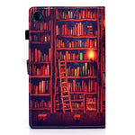 Custodia in pelle per tablet con chiusura orizzontale con cuciture colorate, For Samsung Galaxy Tab A11+ / A9+, For Samsung Galaxy Tab A11 / A9